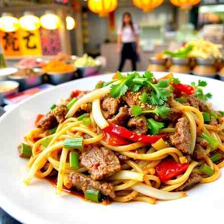 Hong Kong Beef Chow Fun - Dry-Fried Noodles